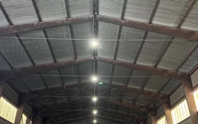 Výměna osvětlení v areálu Černín – Agropodnik Beroun