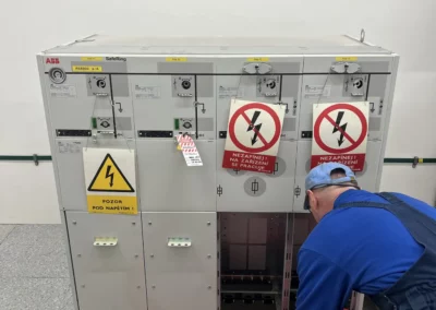 Rozvodna VN 22/0,4 kV - Onkologické centrum MOTOL (Praha)