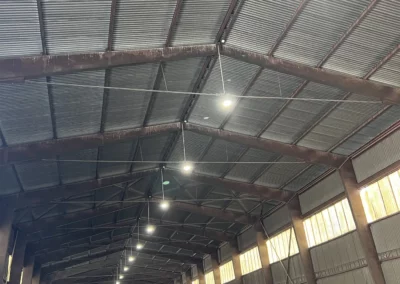 Výměna osvětlení v areálu Černín - Agropodnik Beroun